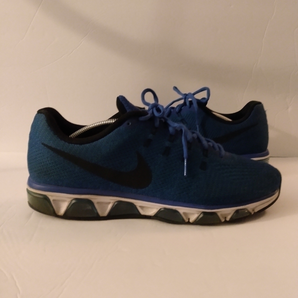 Nike Men's Tailwind Air Max, sz 12, Blue Black Swoosh. Pre owned